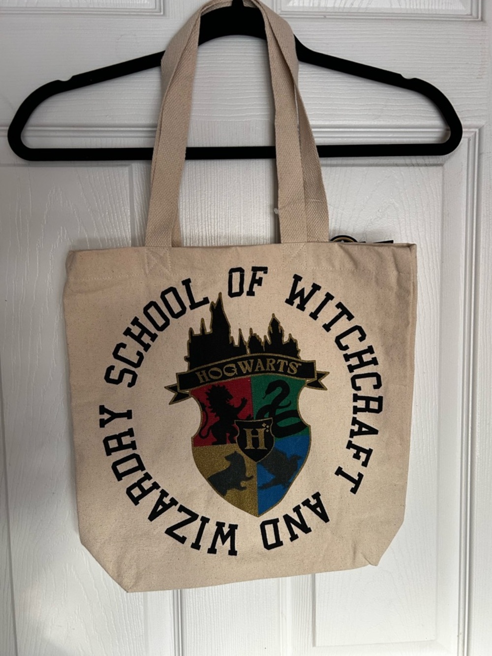 Hogwarts Crest Canvas Tote Bag